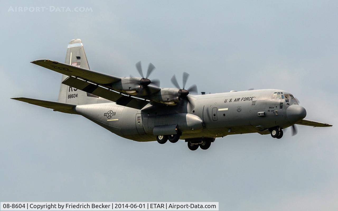 08-8604, 2008 Lockheed Martin C-130J-30 Super Hercules C/N 382-5612, on final RW08