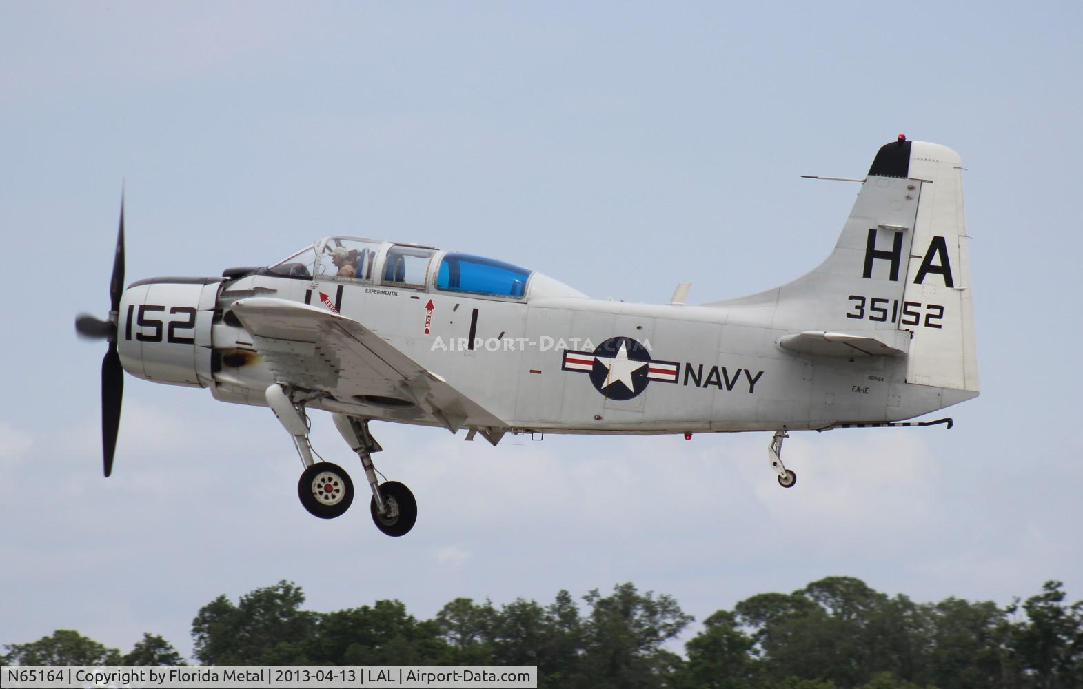 N65164, 1955 Douglas EA-1E Skyraider AD-5W C/N 55-471DH, EA-1E Skyraider at Sun N Fun