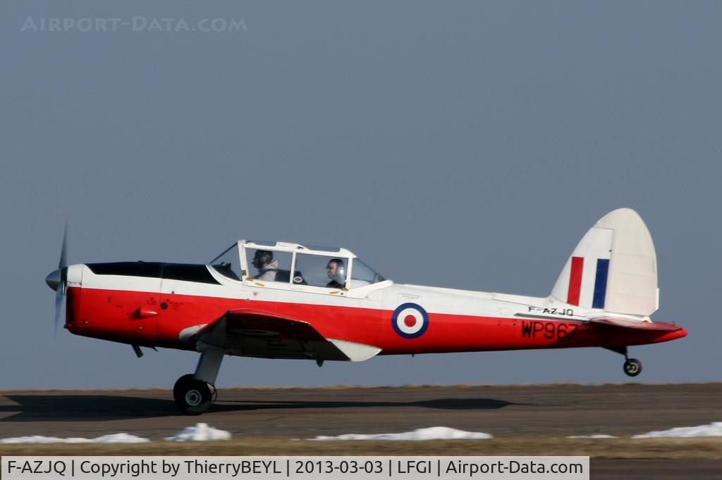 F-AZJQ, De Havilland DHC-1 Chipmunk T.10 C/N C1/0829, Return to Cerny/Ferté-Alais airfield.