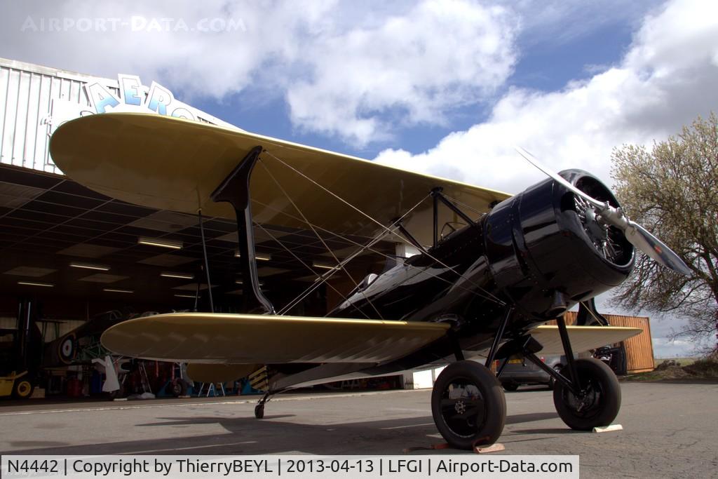 N4442, 1936 Laird LC-RW300 C/N 203, Maintenance at Aéro Restauration Service.