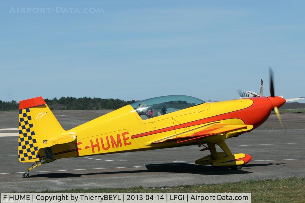 F-HUME, 1997 Extra EA-200 C/N 16, Taxying at Dijon-Darois