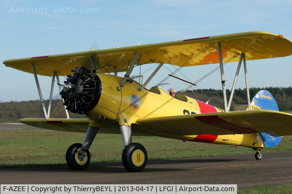 F-AZEE, 1941 Boeing N2S-4 Kaydet (A75N1) C/N 75-3286, The owner is a very sympathetic person.