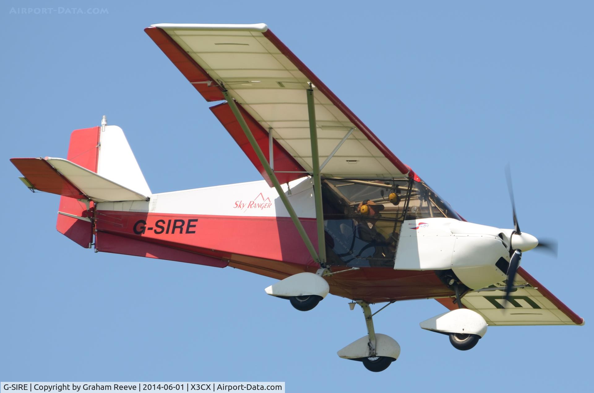 G-SIRE, 2007 Skyranger Swift 912S(1) C/N BMAA/HB/531, About to land at Northrepps.