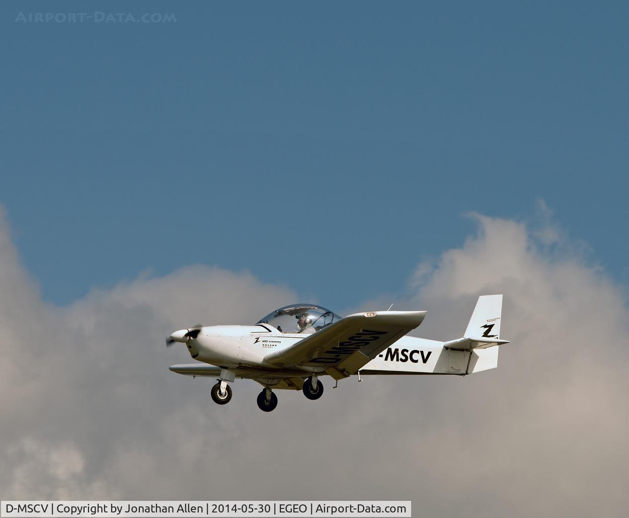 D-MSCV, 2009 Roland Z-602 C/N Not found D-MSCV, On approach to Runway 01, Oban Airport.