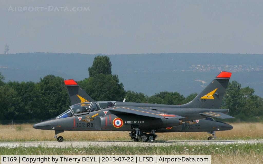 E169, Dassault-Dornier Alpha Jet E C/N E169, Returning to hangar after technical failure