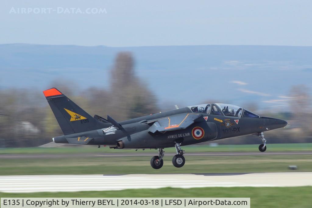 E135, Dassault-Dornier Alpha Jet E C/N E135, Landing