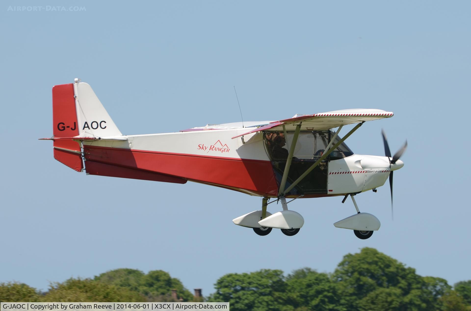 G-JAOC, 2009 Best Off Skyranger Swift 912S(1) C/N BMAA/HB/589, About to land at Northrepps.