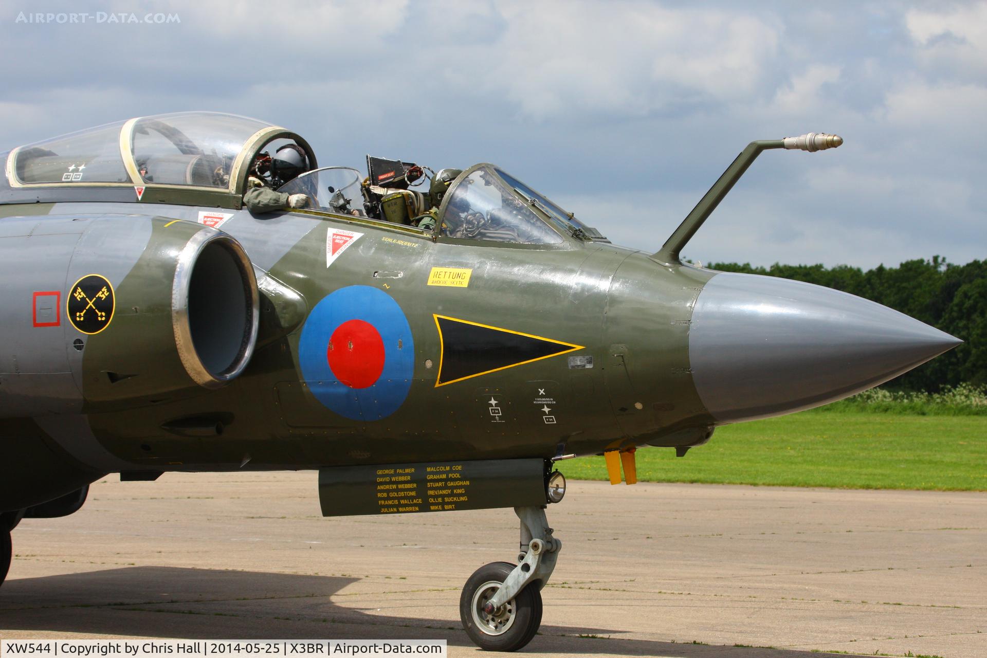 XW544, 1972 Hawker Siddeley Buccaneer S.2B C/N B3-05-71, at the Cold War Jets Open Day 2014