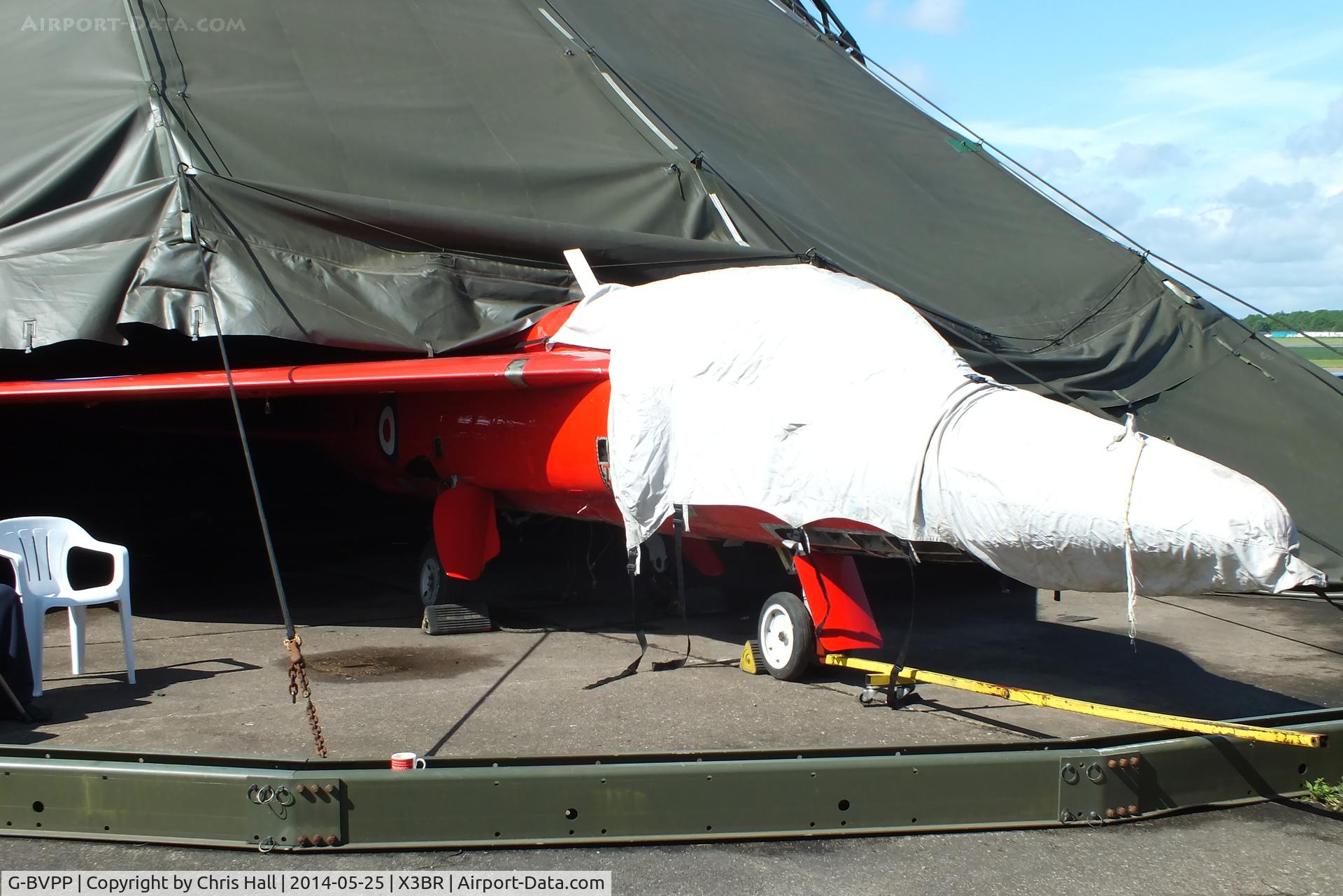 G-BVPP, 1963 Hawker Siddeley Gnat T.1 C/N FL536, at the Cold War Jets Open Day 2014