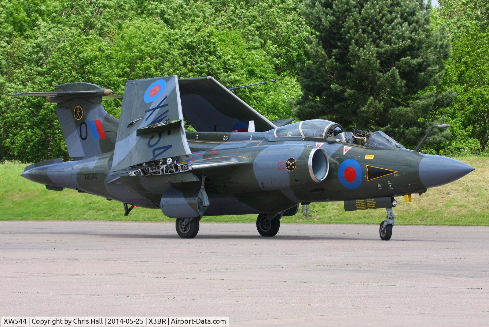 XW544, 1972 Hawker Siddeley Buccaneer S.2B C/N B3-05-71, at the Cold War Jets Open Day 2014