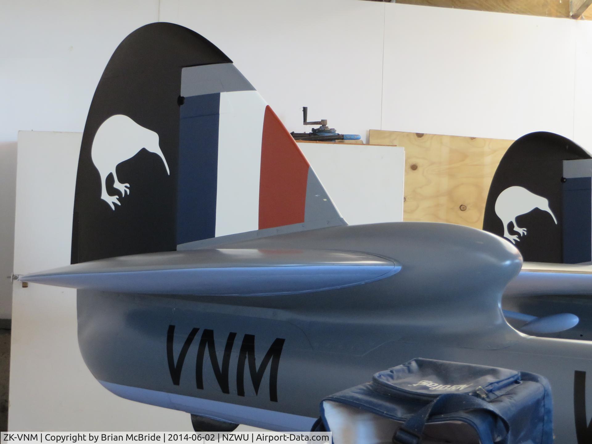 ZK-VNM, De Havilland (F+W Emmen) DH-112 Venom FB.54 C/N 448, De Havilland (F+W Emmen) DH-112 Venom FB.54. ZK-VNM cn 448. Wanganui (WAG NZWU). Image © Brian McBride. 02 June 2014