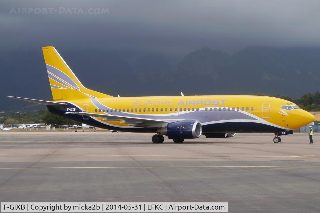 F-GIXB, 1990 Boeing 737-33A(QC) C/N 24789, Parked
