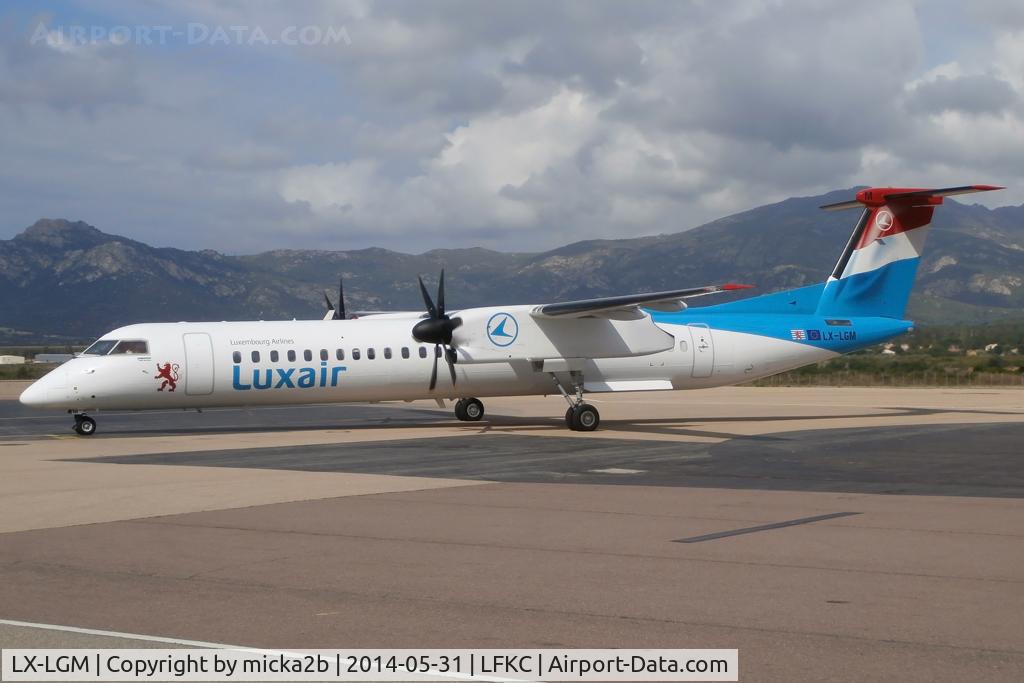 LX-LGM, 2012 De Havilland Canada DHC-8-402Q Dash 8 C/N 4425, Parked