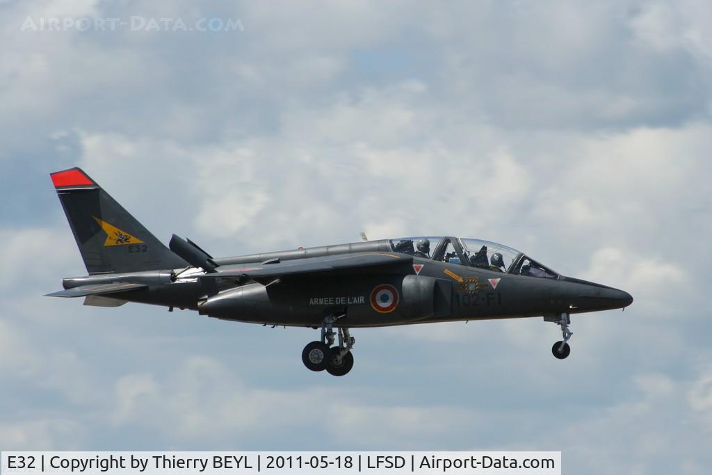 E32, Dassault-Dornier Alpha Jet E C/N E32, Landing
