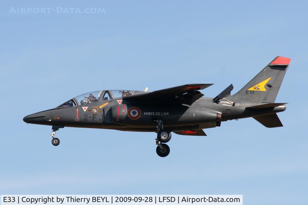 E33, Dassault-Dornier Alpha Jet E C/N E33, Landing