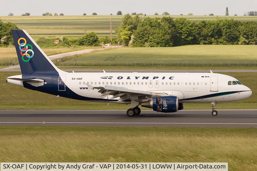 SX-OAF, 2009 Airbus A319-112 C/N 3895, Olympic A319