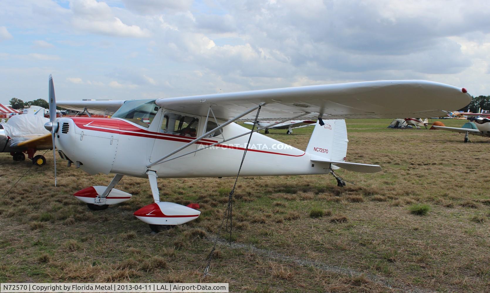 N72570, 1946 Cessna 140 C/N 9740, Cessna 140 at Sun N Fun