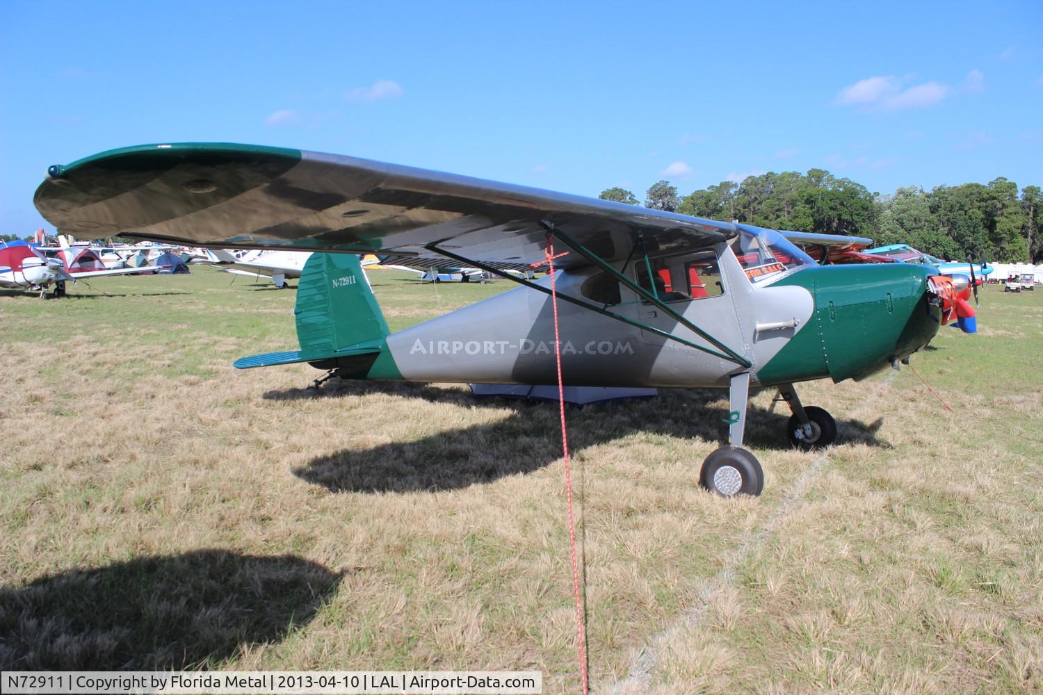 N72911, 1946 Cessna 140 C/N 10105, Cessna 140 at Sun N Fun
