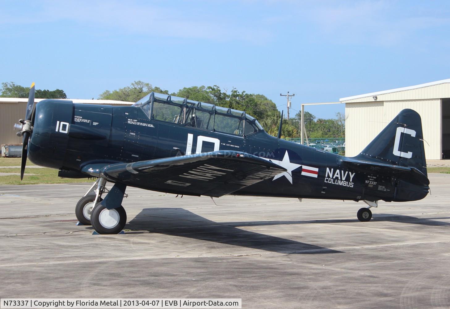 N73337, 1951 North American T-6G Texan C/N 168-451, T-6 Texan