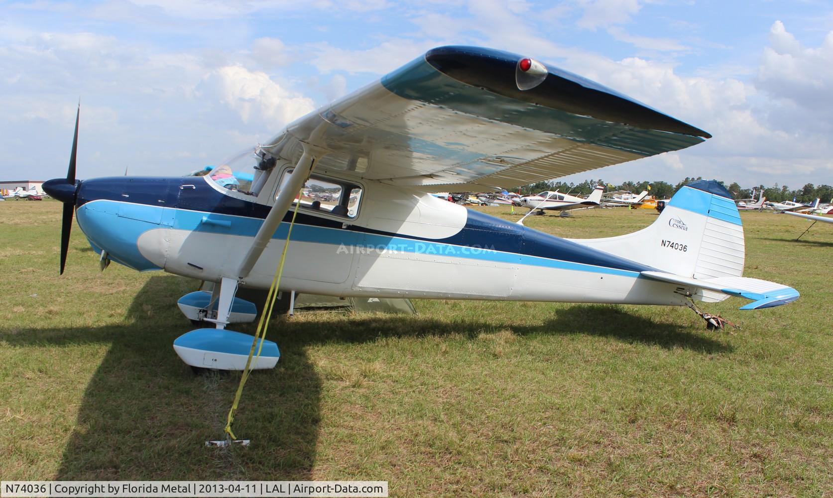 N74036, 1953 Cessna 170B C/N 25506, Cessna 170B at Sun N Fun