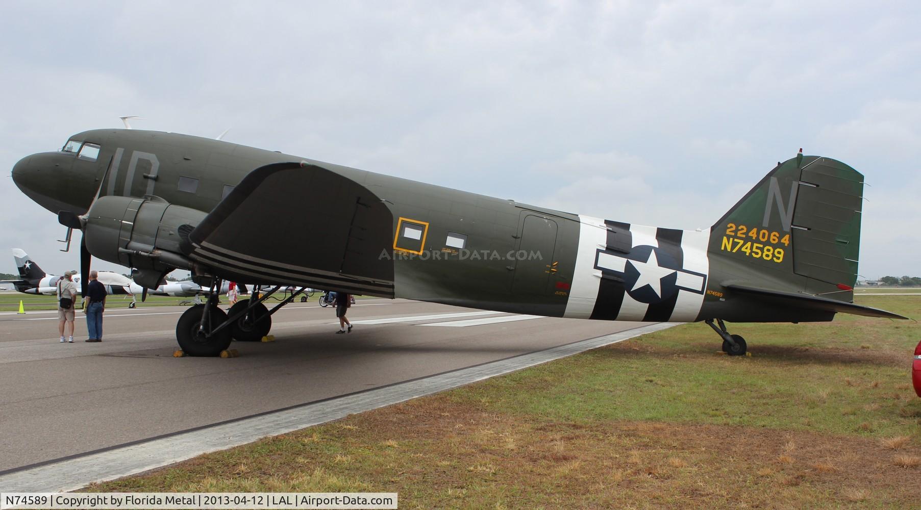 N74589, 1943 Douglas DC3C-S1C3G (C-47A) C/N 9926, Douglas C-47 at Sun N Fun