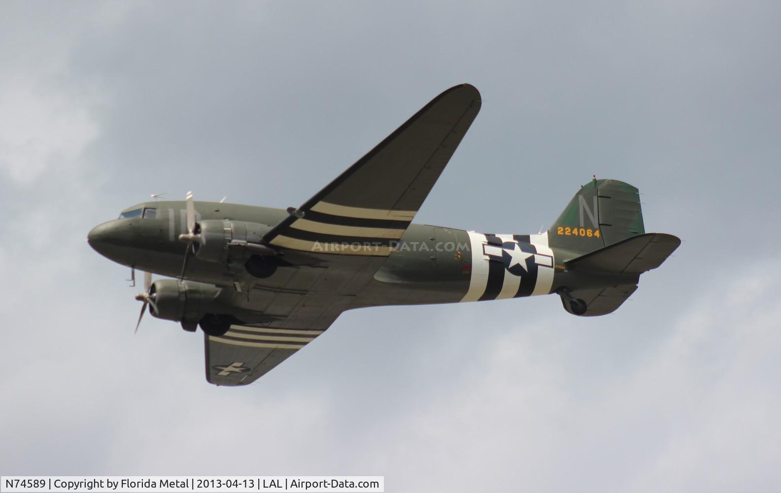 N74589, 1943 Douglas DC3C-S1C3G (C-47A) C/N 9926, C-47 Skytrain at Sun N Fun