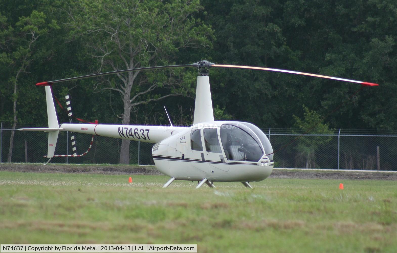 N74637, 2006 Robinson R44 II C/N 11128, Robinson R44 II at Sun N Fun