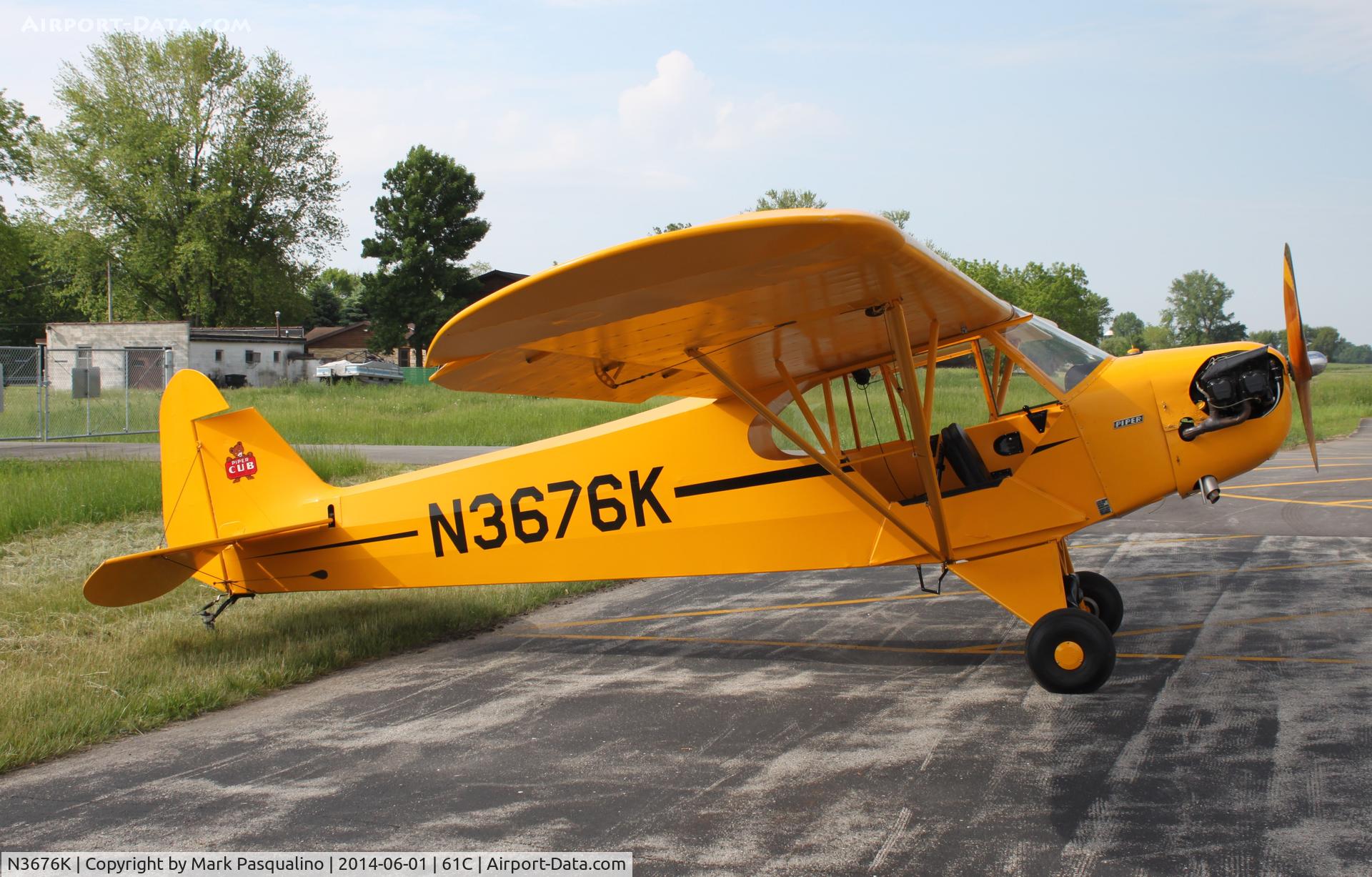 N3676K, 1947 Piper J3C-65 Cub Cub C/N 22367, Piper J3C-65