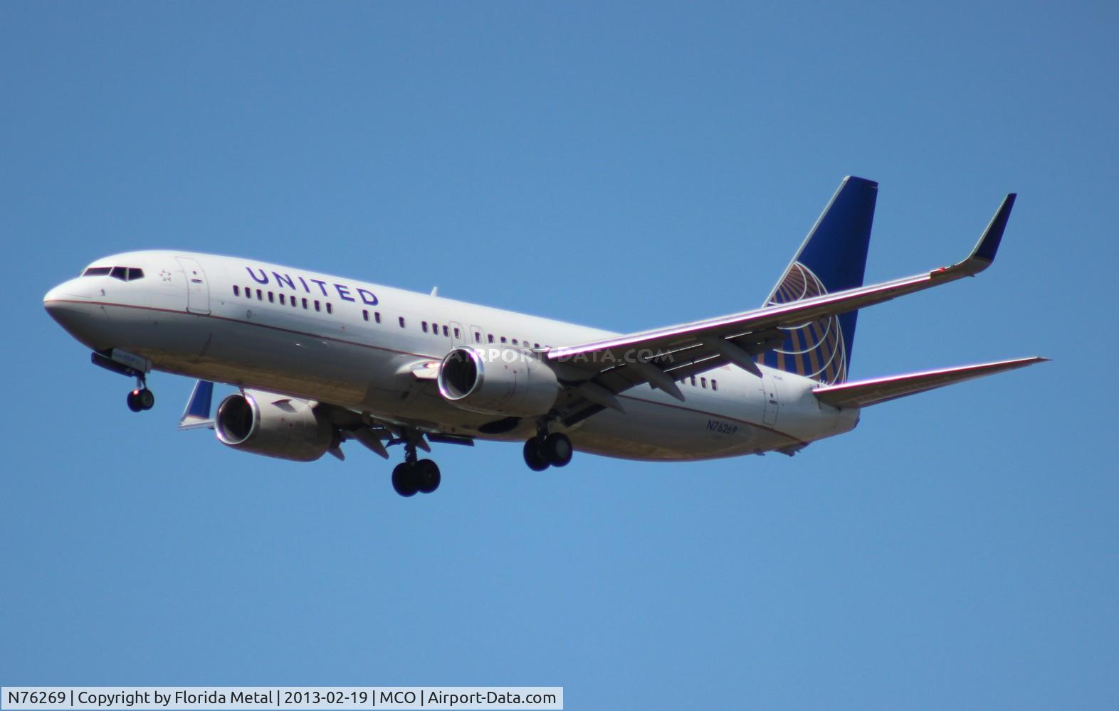 N76269, 2001 Boeing 737-824 C/N 31588, United 737-800