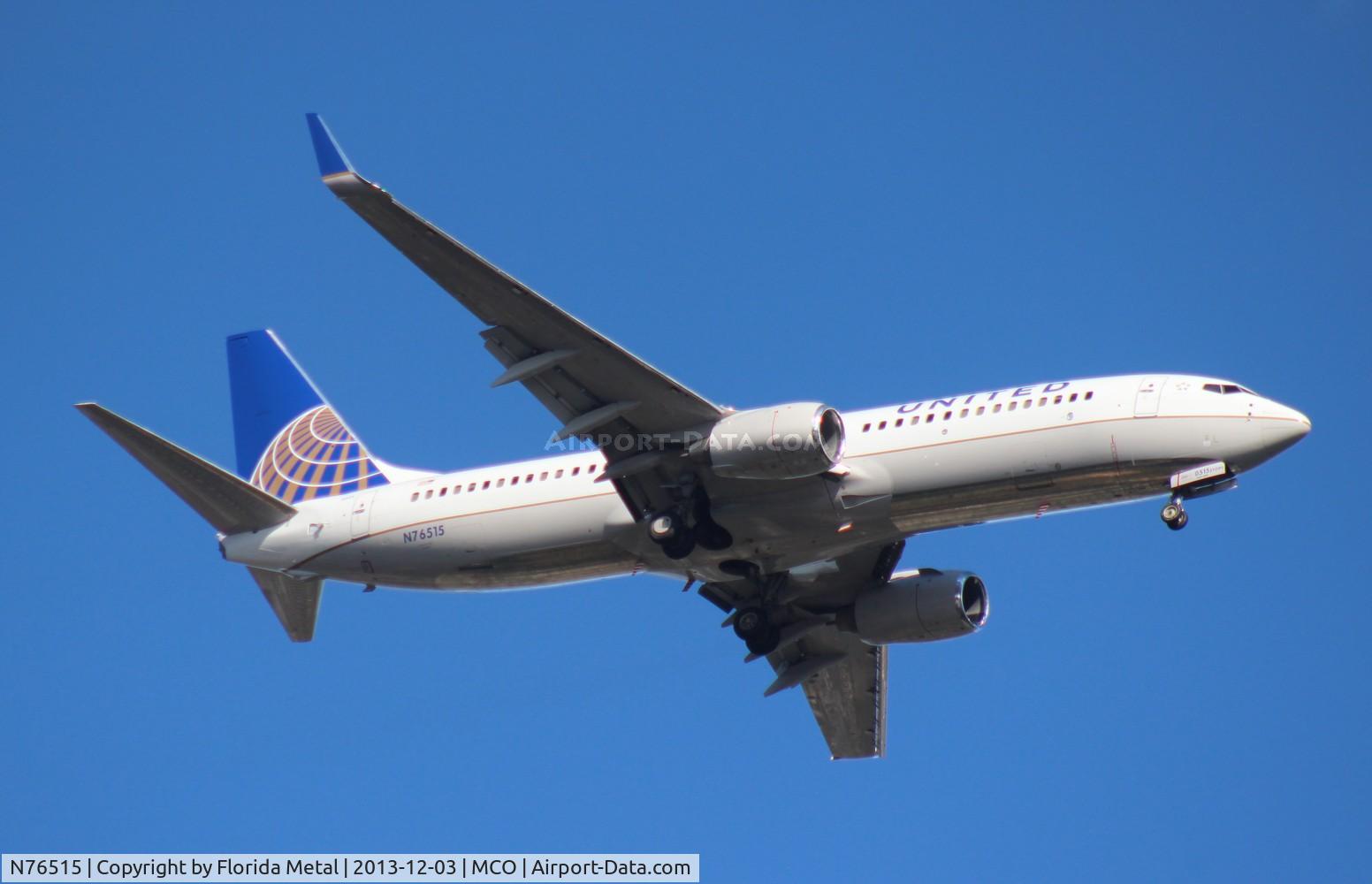 N76515, 2008 Boeing 737-824 C/N 31623, United 737-800