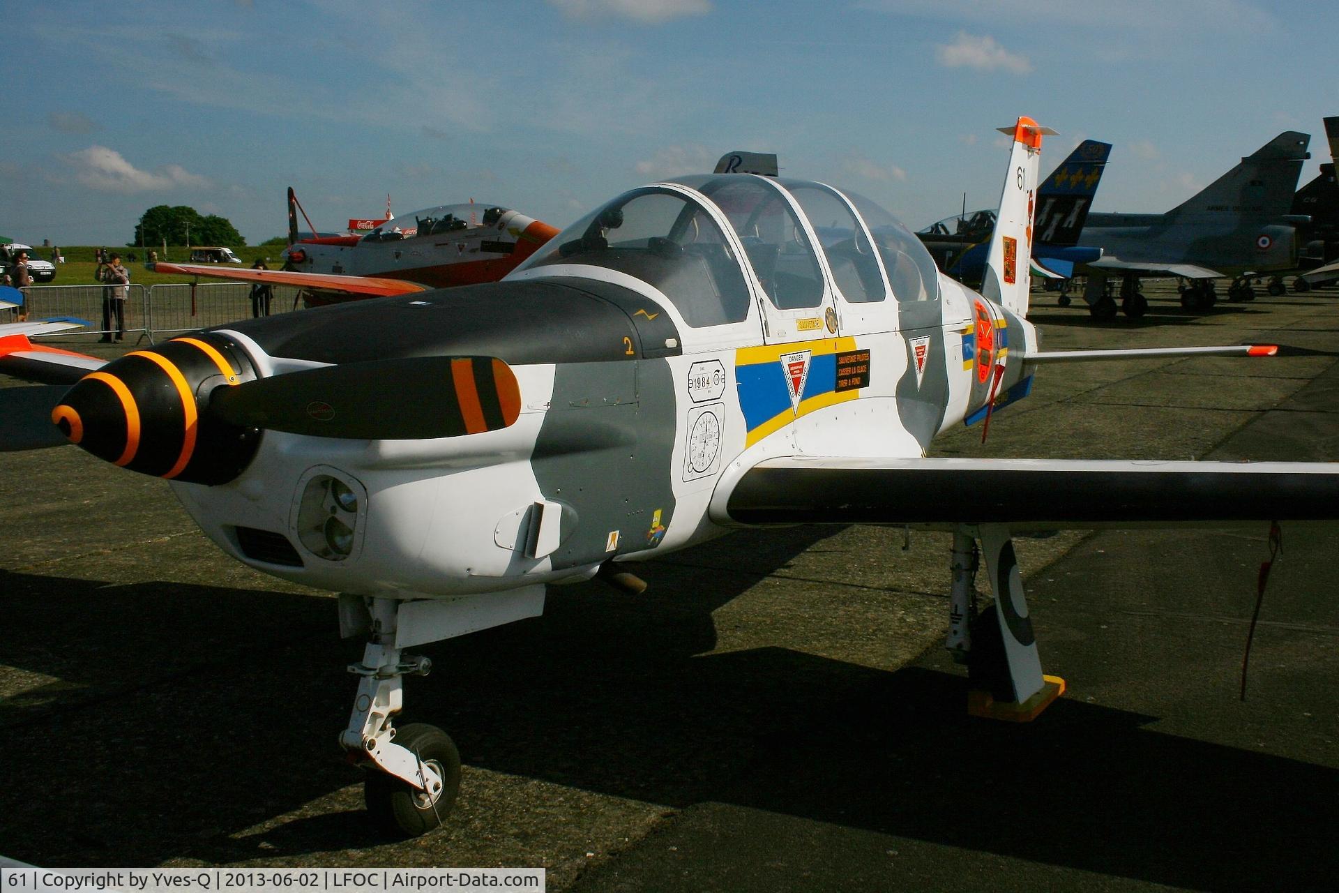 61, Socata TB-30 Epsilon C/N 61, Socata TB-30 Epsilon (F-SEWD), Static display, Châteaudun Air Base 279 (LFOC) Open day 2013