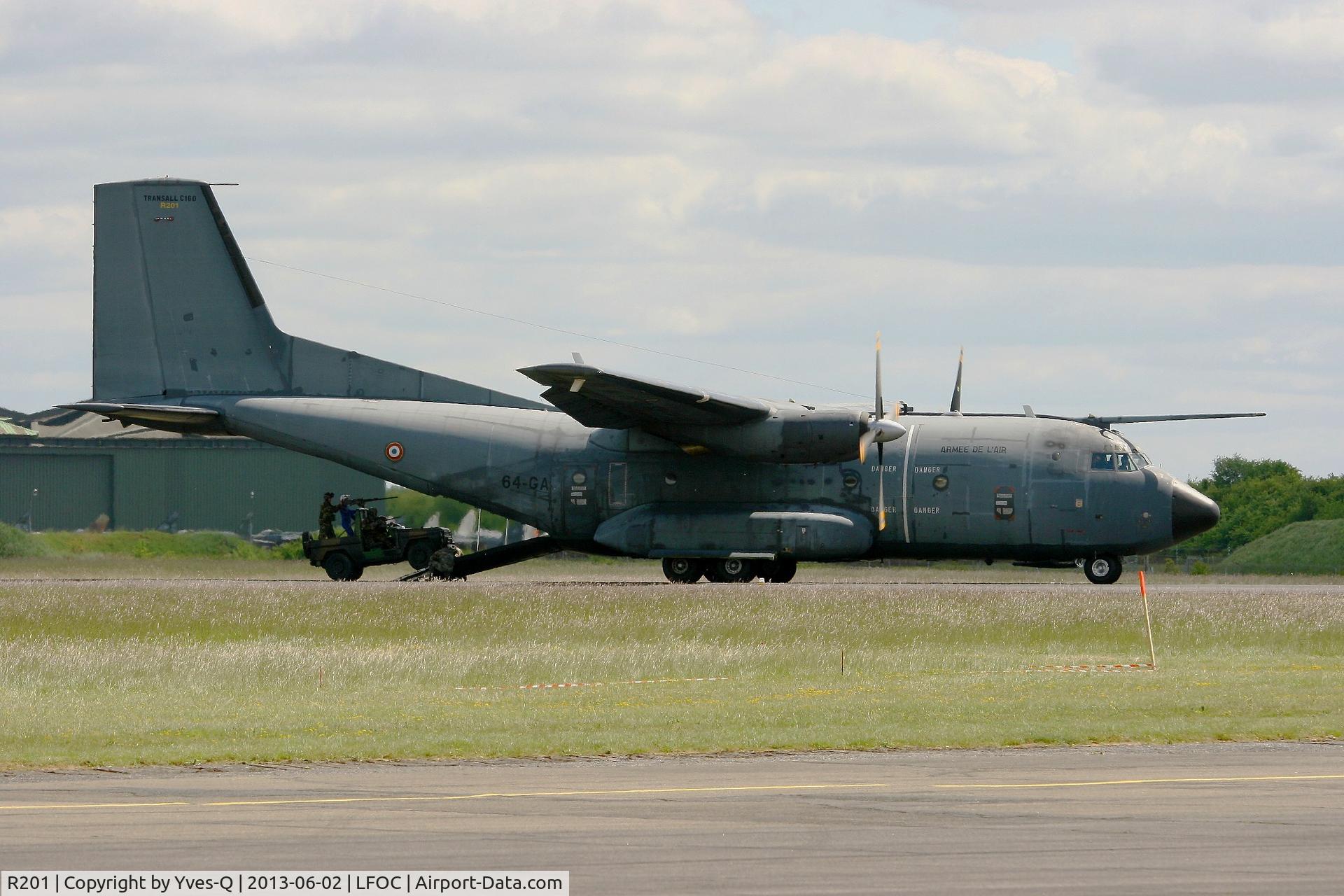 R201, Transall C-160R C/N 201, French Air Force Transall C-160R (64-GA), Chateaudun Air Base 279 (LFOC) Open day 2013