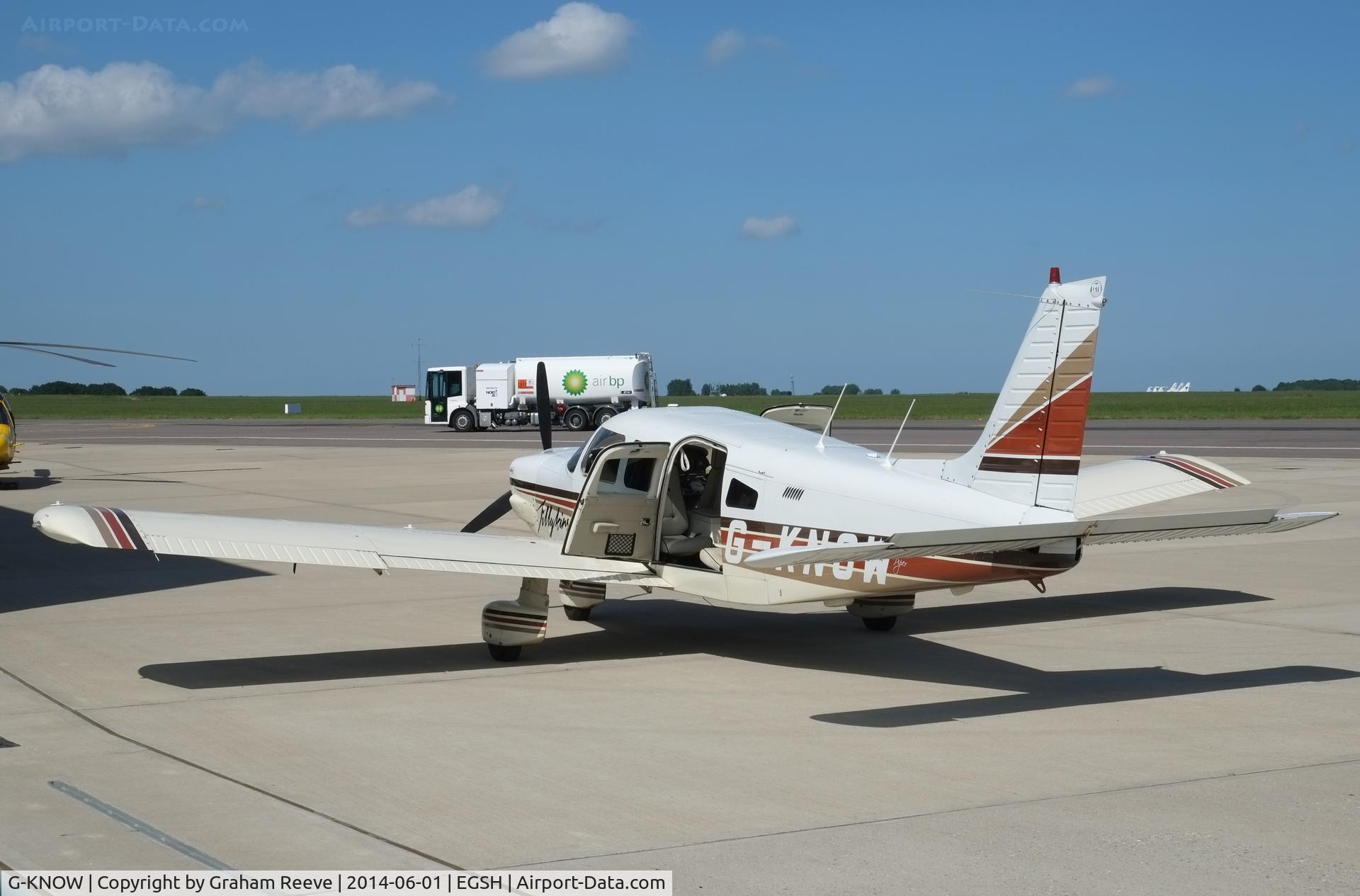 G-KNOW, 1978 Piper PA-32-300 Cherokee Six Cherokee Six C/N 32-7840111, Parked at Norwich.