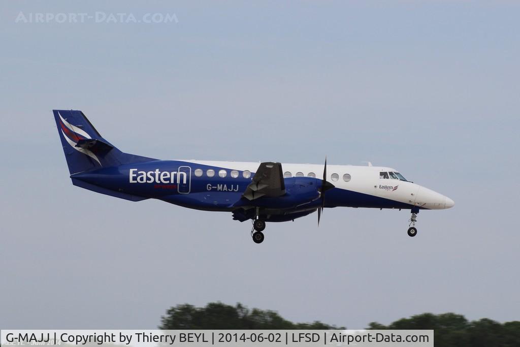 G-MAJJ, 1993 British Aerospace Jetstream 41 C/N 41024, One of last landings before the stop of Eastern Airways air link from Dijon airport.