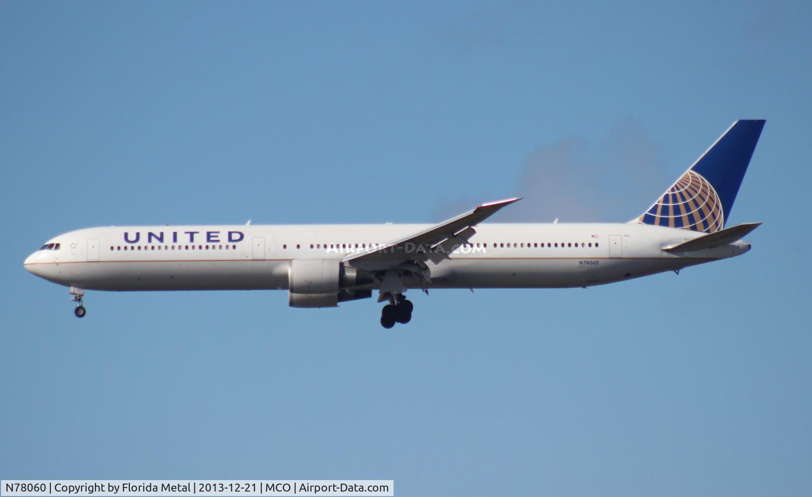 N78060, 2002 Boeing 767-424/ER C/N 29455, United 767-400
