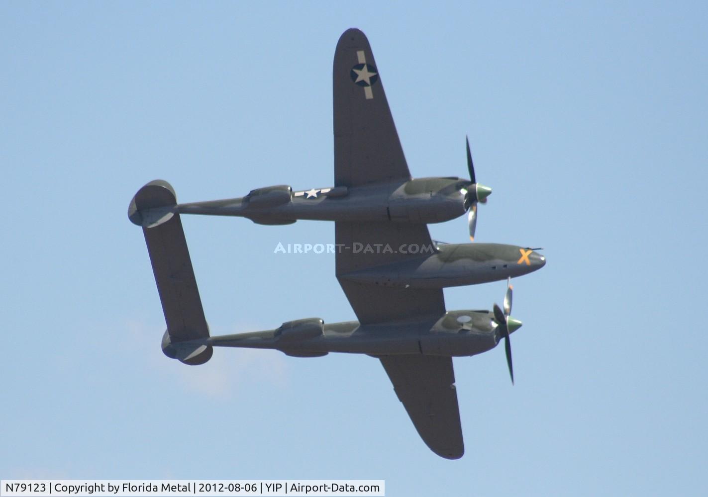 N79123, 1945 Lockheed P-38L-5 Lightning C/N 422-8235, P-38L-5 Lightning Ruff Stuff at Thunder Over Michigan 2012