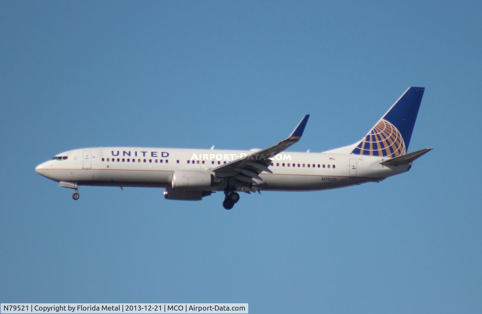 N79521, 2010 Boeing 737-824 C/N 31662, United 737-800