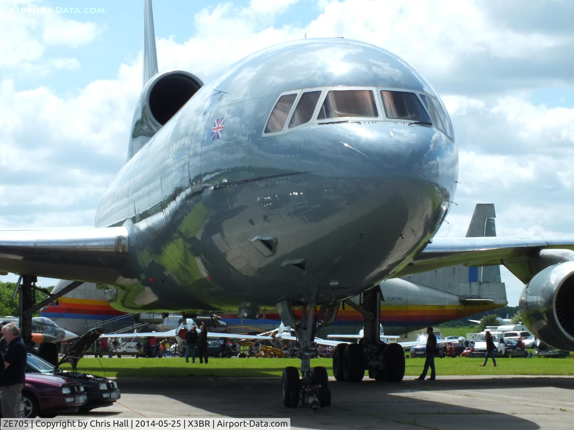 ZE705, Lockheed L-1011-385-3 TriStar C2 (500) C/N 193Y-1188, stored at Bruntingthorpe