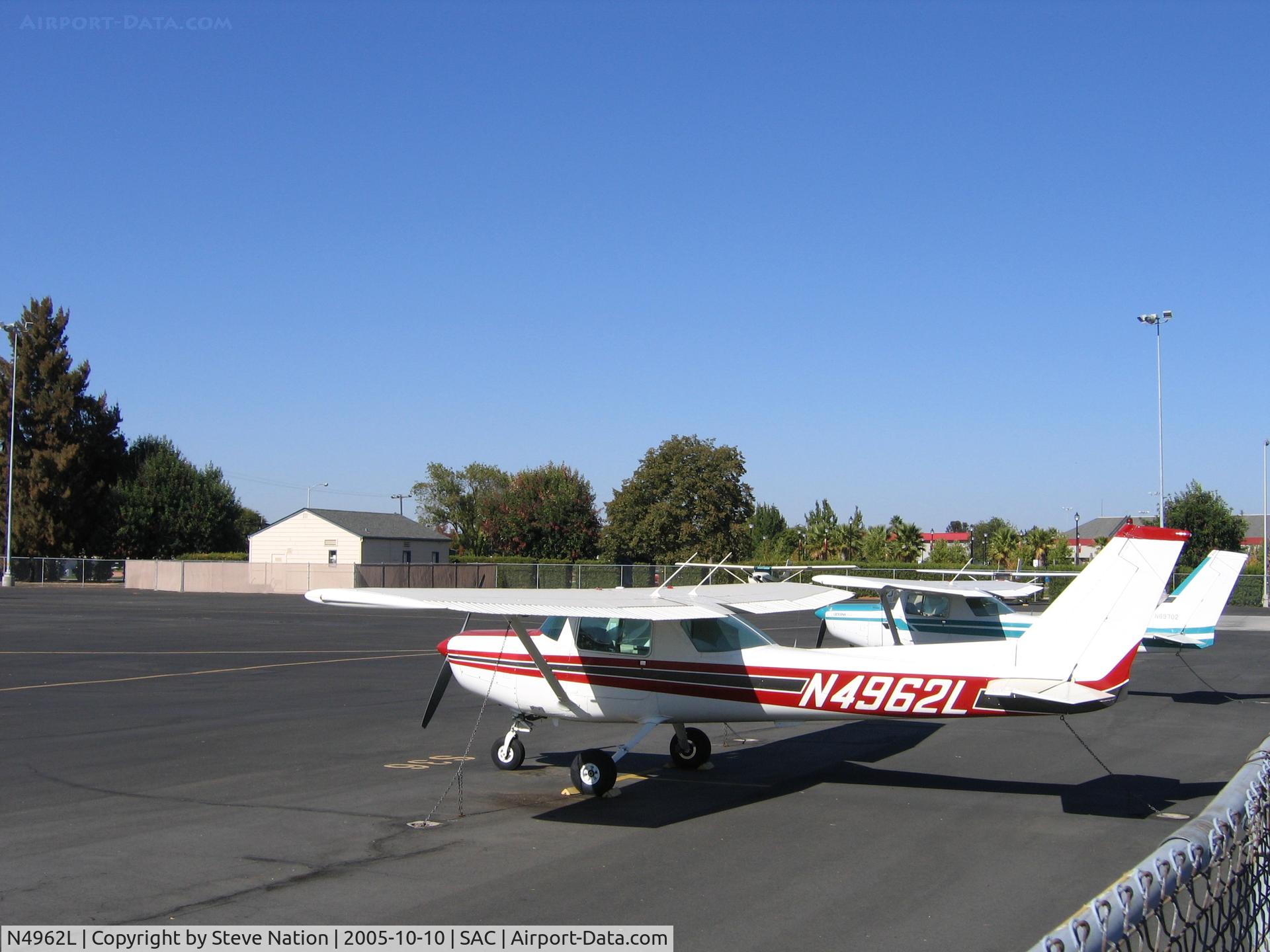 N4962L, 1980 Cessna 152 C/N 15284246, Carter Flygare 1980 Cessna 152 at Sacramento Executive Airport, CA