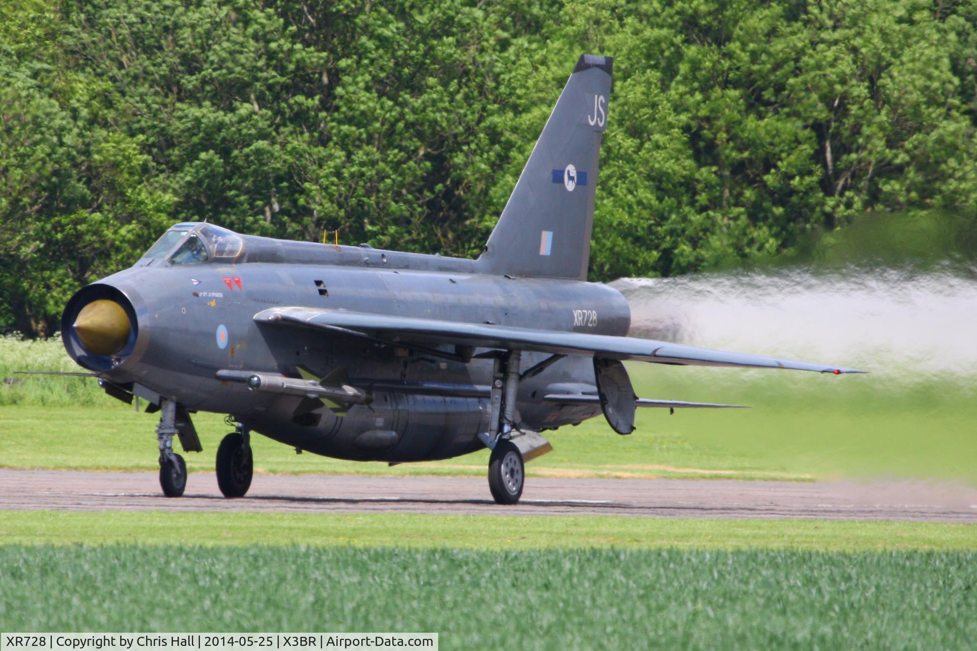 XR728, 1965 English Electric Lightning F.6 C/N 95213, at the Cold War Jets Open Day 2014