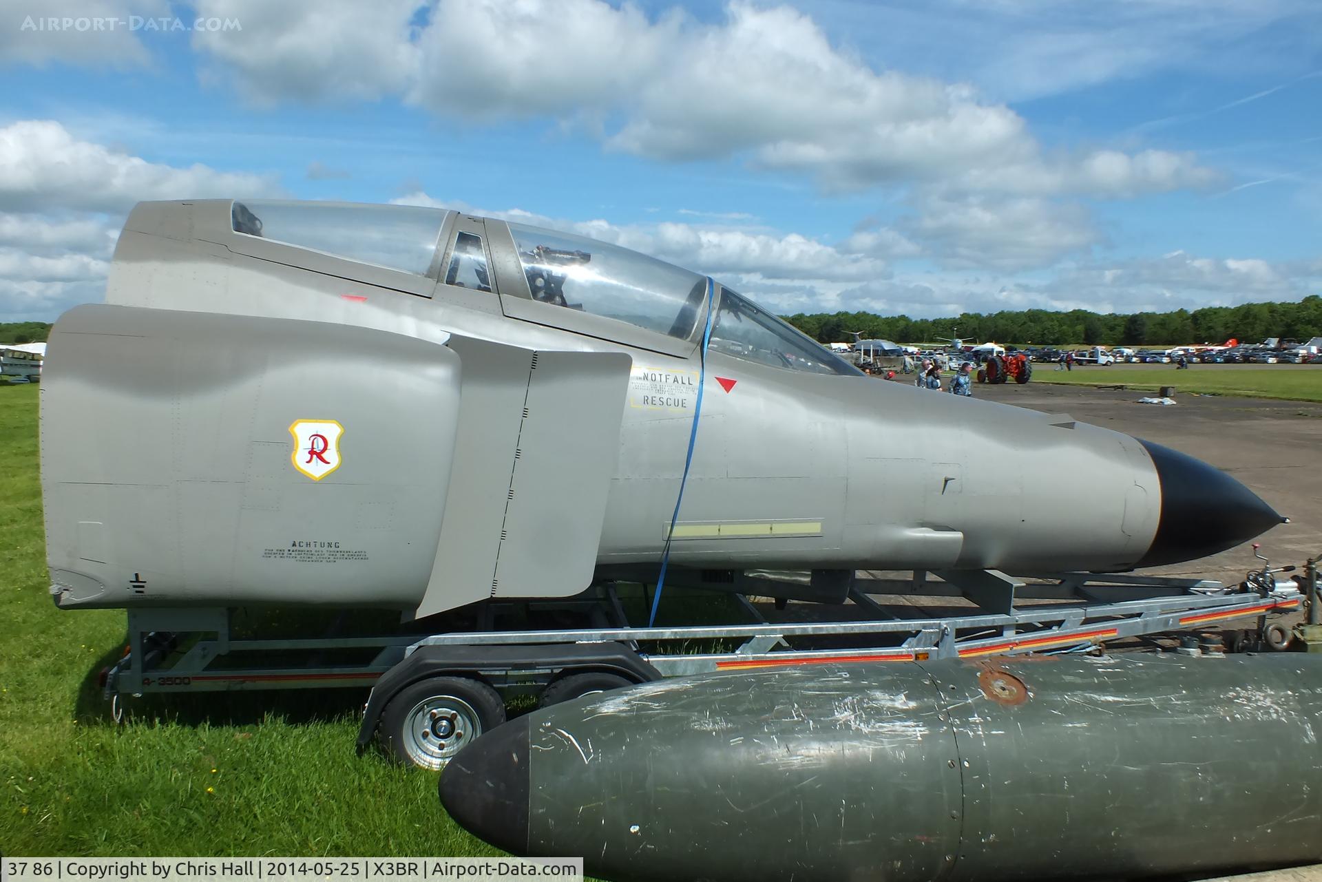37 86, 1972 McDonnell Douglas F-4F Phantom II C/N 4563, at the Cold War Jets Open Day 2014