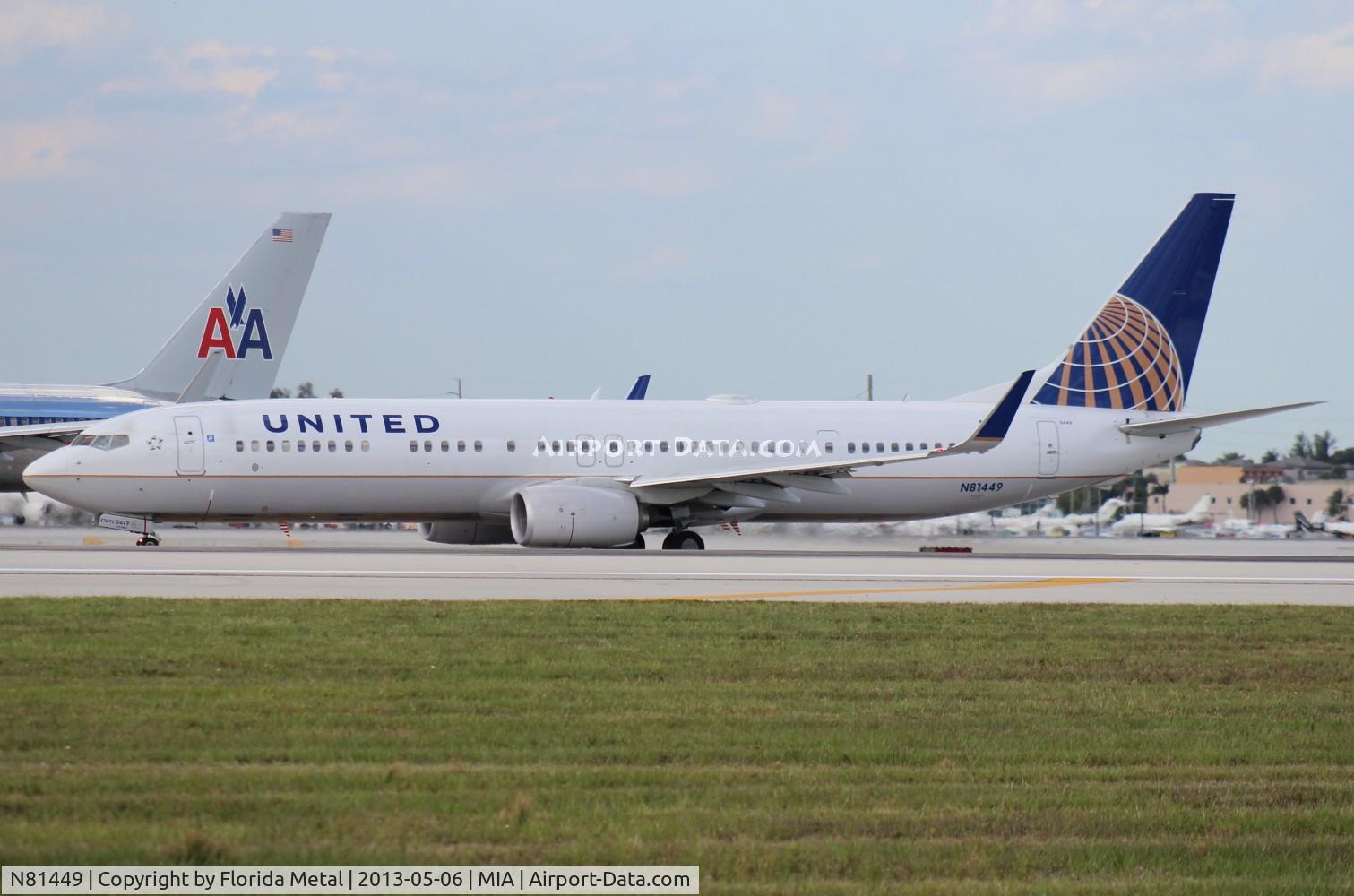 N81449, 2009 Boeing 737-924/ER C/N 31651, United 737-900