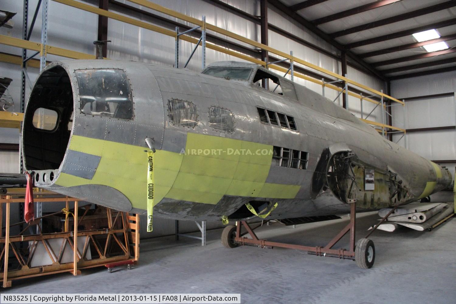 N83525, 1944 Boeing B-17G-85-DL Flying Fortress C/N 44-83525 (32166), B-17 Suzy Q under restoration at Fantasy of Flight