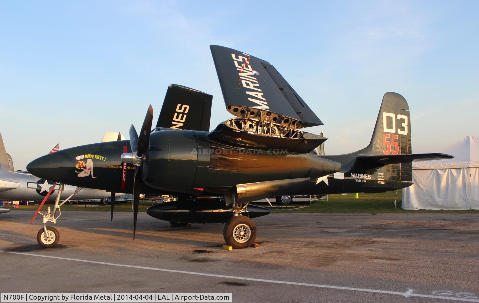 N700F, 1945 Grumman F7F-3 Tigercat C/N C.132, Grumman F7F-3 Tigercat