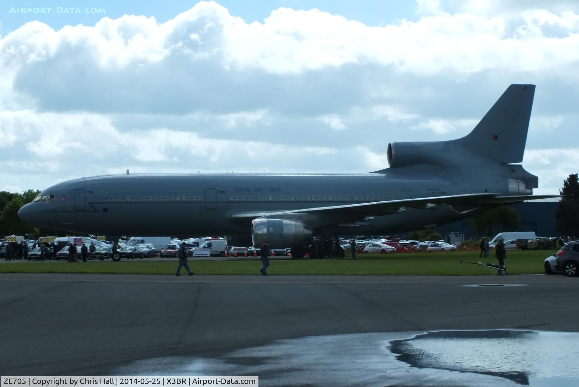 ZE705, Lockheed L-1011-385-3 TriStar C2 (500) C/N 193Y-1188, stored at Bruntingthorpe