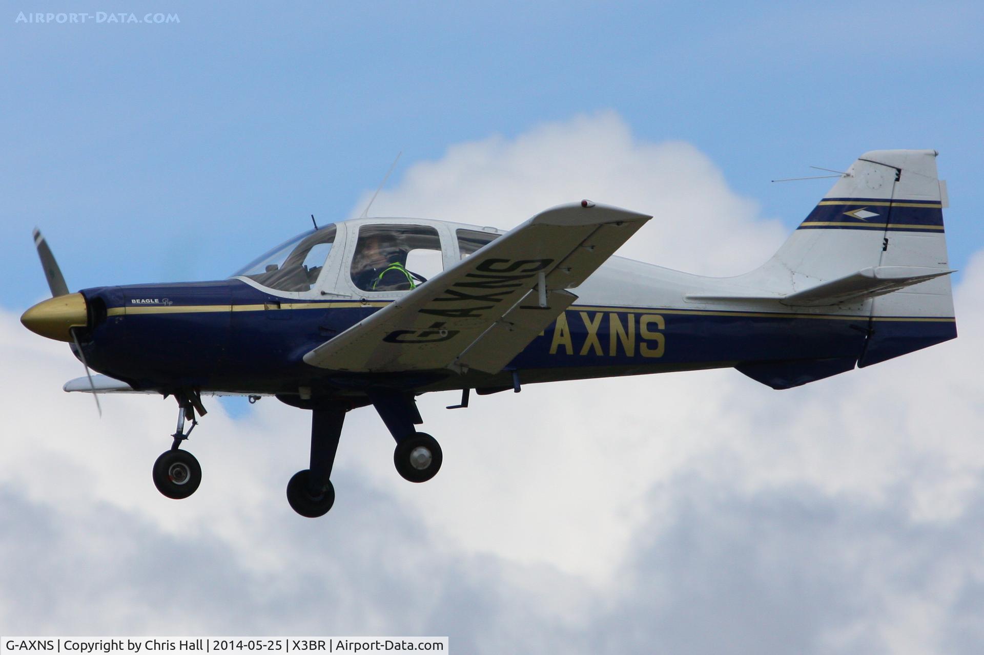 G-AXNS, 1969 Beagle B-121 Pup Series 2 (Pup 150) C/N B121-110, visitor at the Cold War Jets Open Day 2014