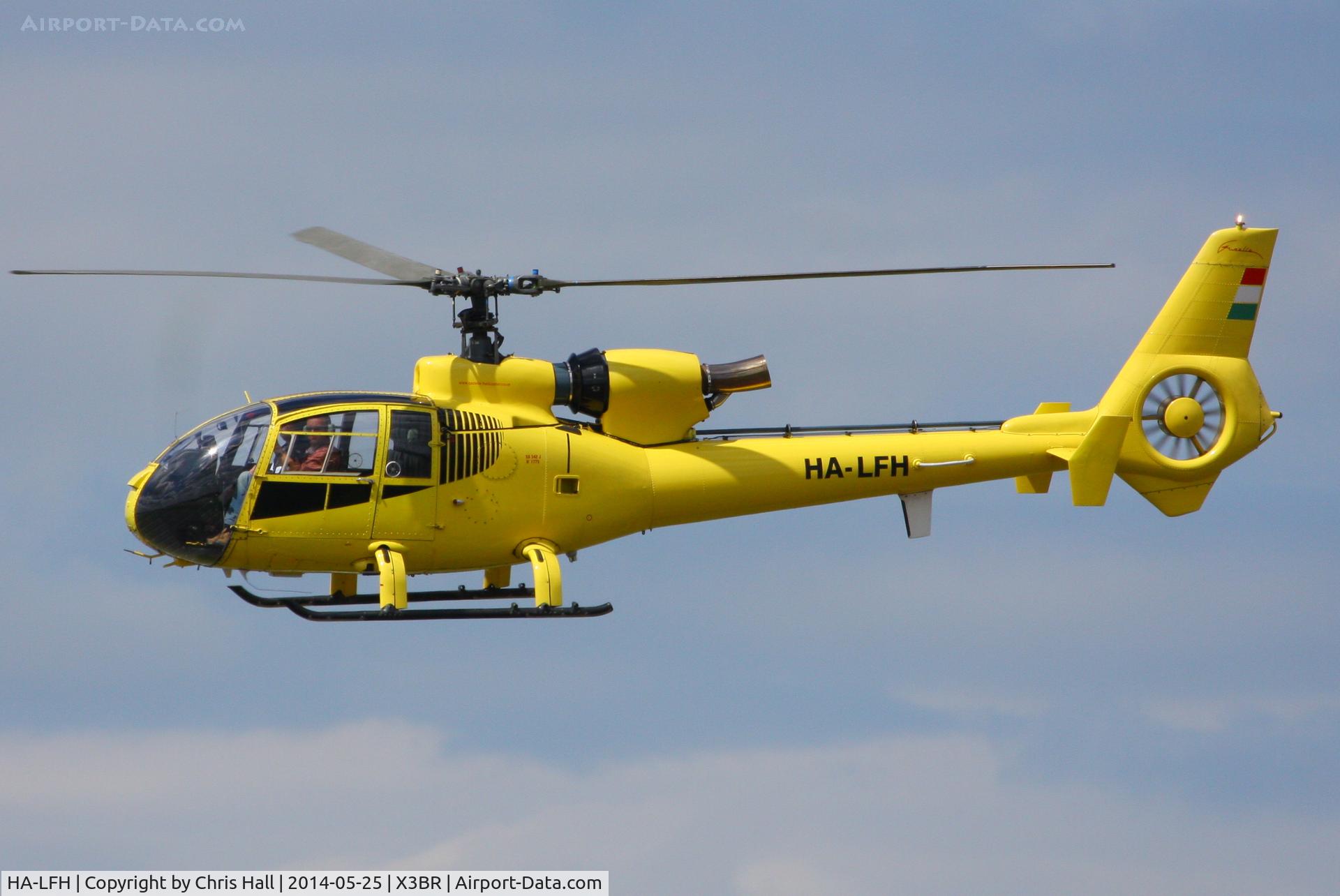 HA-LFH, 1979 Aerospatiale SA-342J Gazelle C/N 1775, visitor at the Cold War Jets Open Day 2014