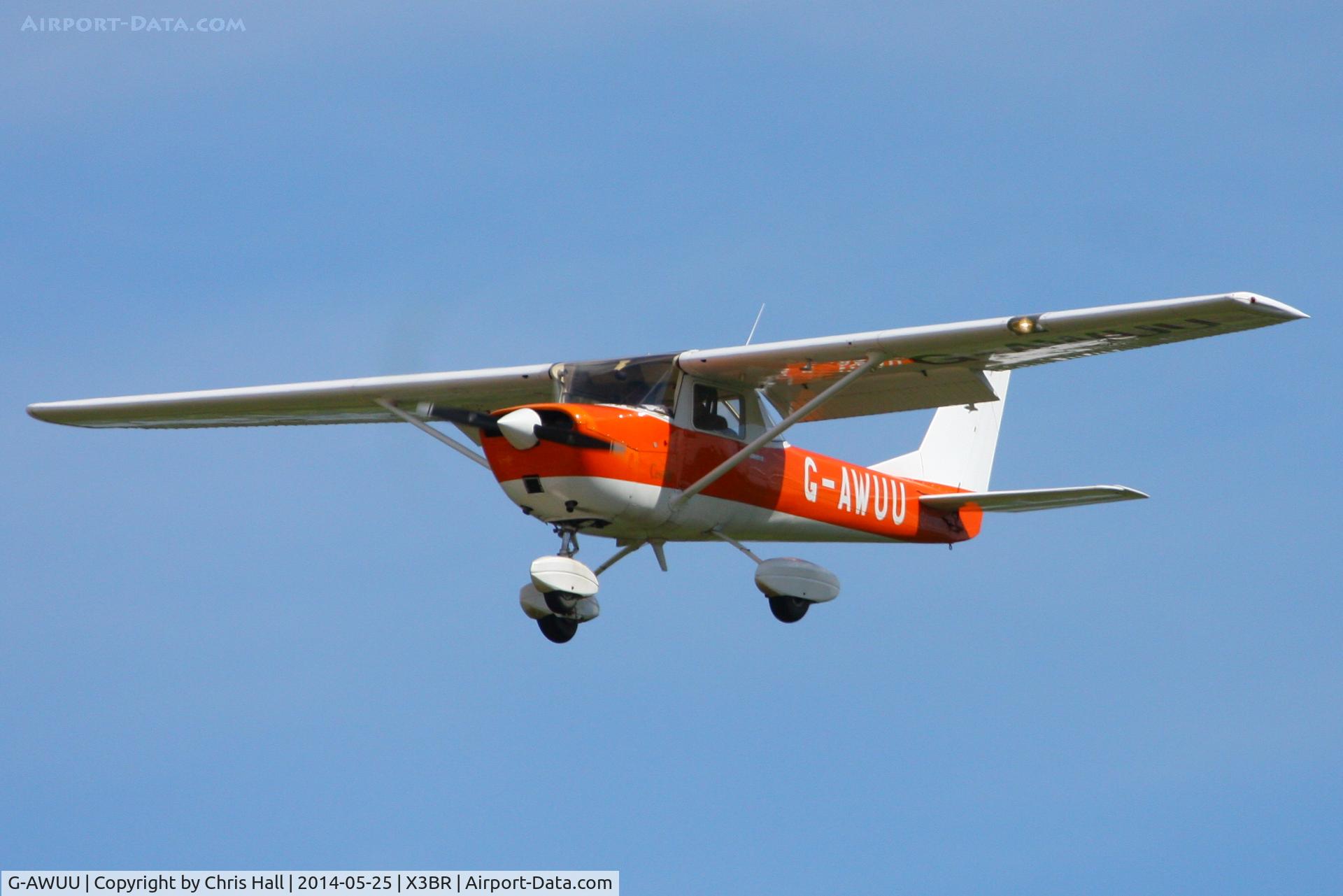 G-AWUU, 1968 Reims Cessna F150J C/N 0408, visitor at the Cold War Jets Open Day 2014