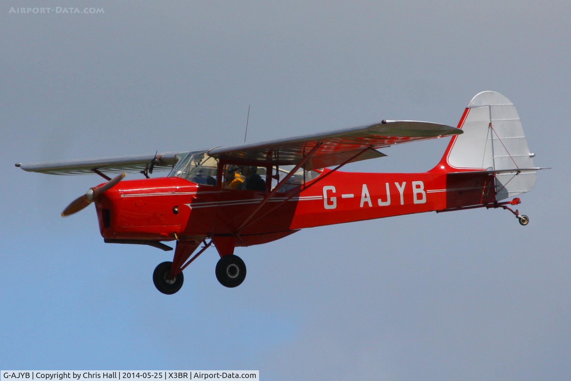 G-AJYB, 1945 Taylorcraft J-1N Alpha C/N 847, visitor at the Cold War Jets Open Day 2014