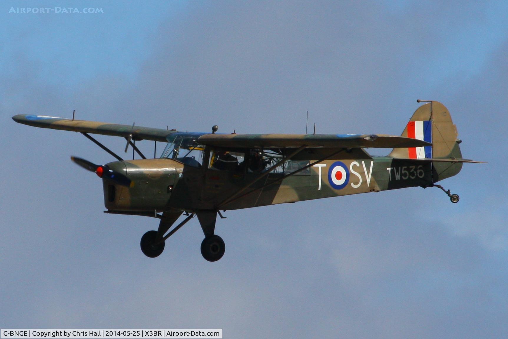 G-BNGE, 1946 Auster AOP.6 C/N 1925, visitor at the Cold War Jets Open Day 2014